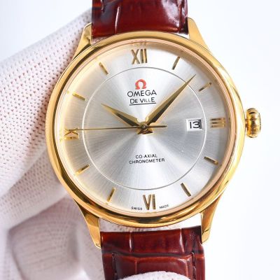 Omega De Ville 9015 Movement 316L Steel 40MM Men Mechanical Watch